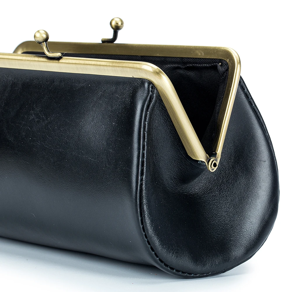 Leather retro niche at senior feeling temperament with creative receive packages in Europe and the United States clip package