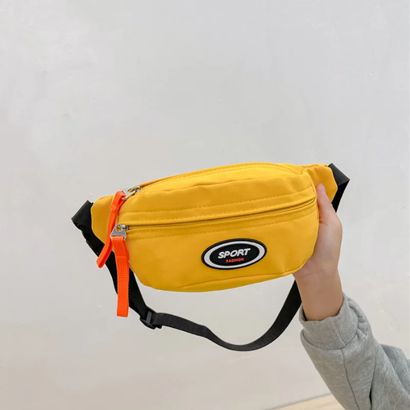 Cute Children Waist Bag High Quality Canvas Belt Bags Designer Crossbody Chest Bag Female Solid Fanny Pack Hip Purse S37c7dd928a8144818dd993473838b914S