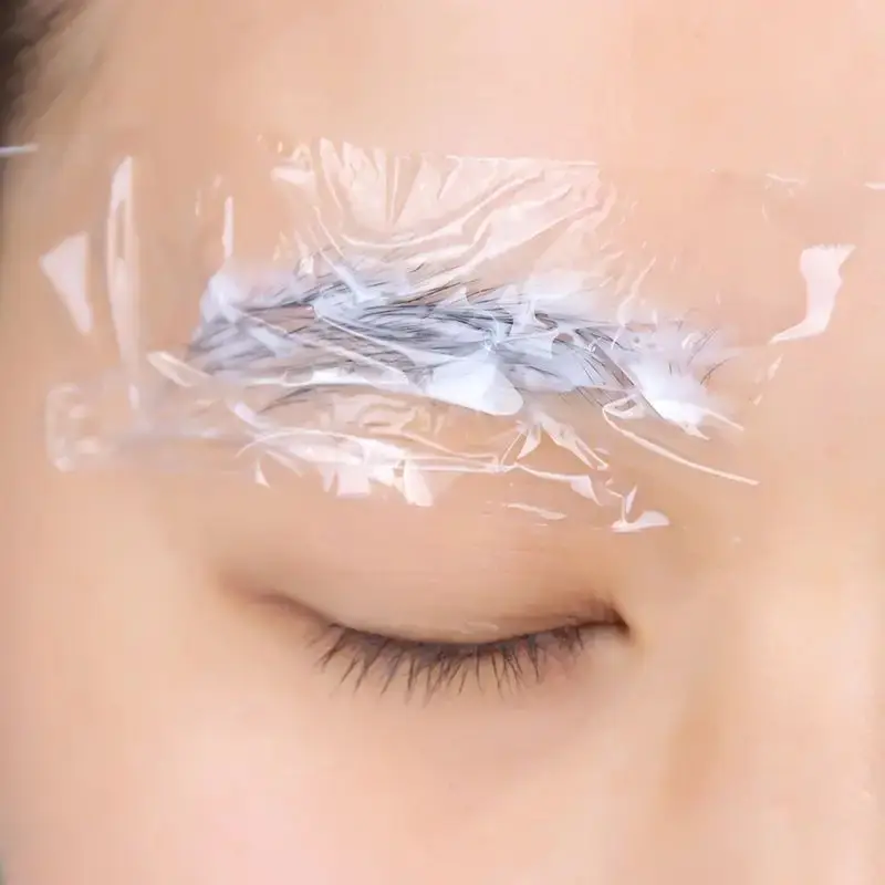 Disposable plastic wrap for eyelash plant eyebrow tattoo permanent makeup