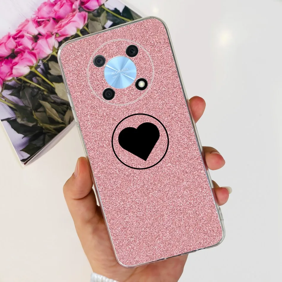 Elegant Printing Soft Silicone Clear TPU Slim Phone Case