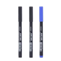 Vibrant Extra Fine Tip Dry Erase Markers - Assorted Colors for Office, School, and Art (2black 1blue)