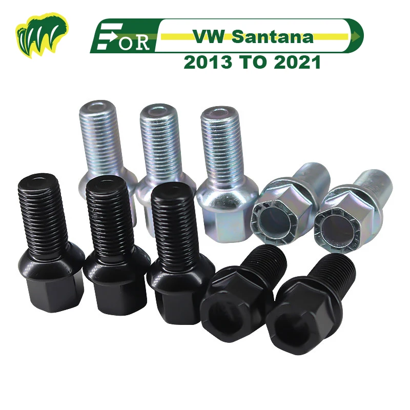 

For VW Santana 2013 TO 2021 Tire Screws Wheel Hub Nuts End Nut Wheel Nut Wheel Boltsto