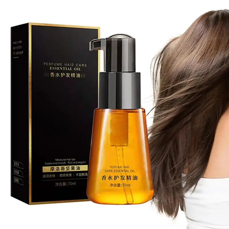 

Argan Oil for Hair Hair Perfume Oil for Dry Damaged Hair 50ml Moisturizing Hair Oil Deeply Conditions Hair Add High Shine
