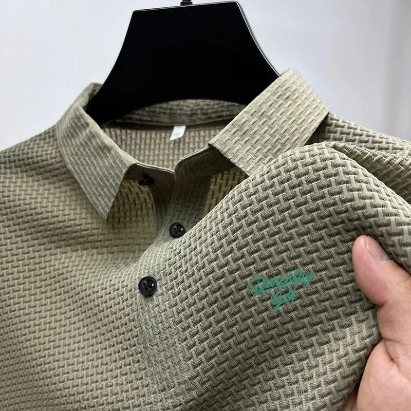 Dareplay golf High Quality Summer Men Cool Polo Shirt New Short Sleeved Tops Golf T-shirt Men's Fashion Casual Golf Clothing