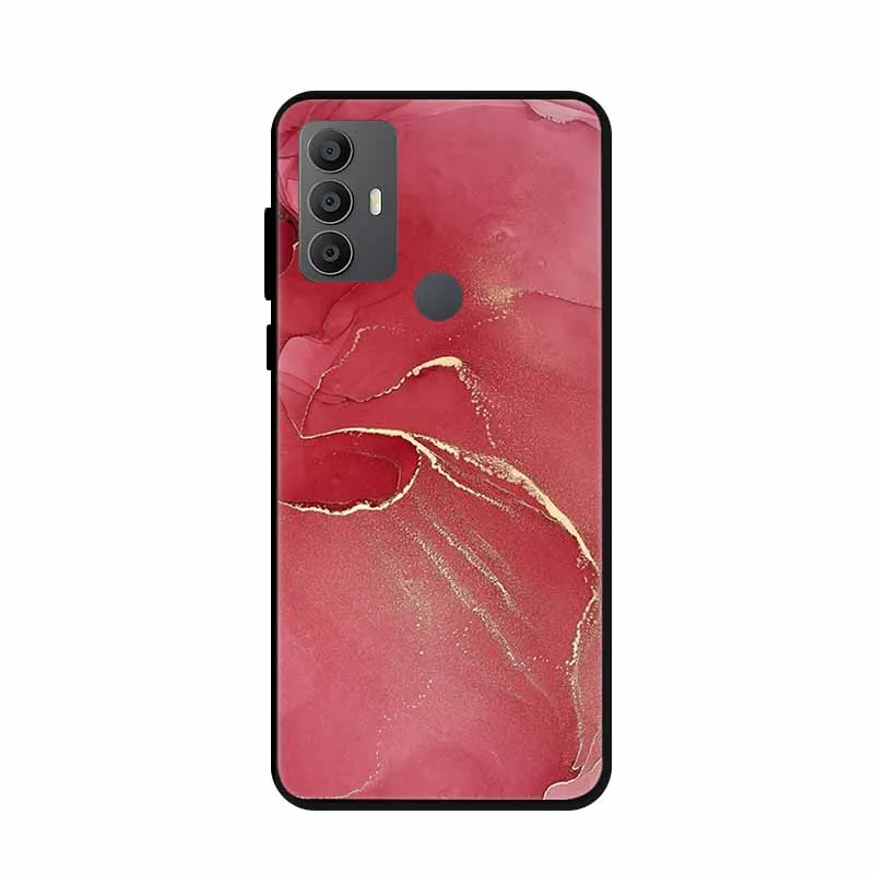 Elegant Marble Silicone Shockproof Phone Case - Soft, Durable Protection