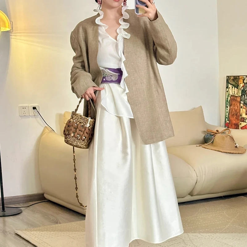 Luxury Patchwork Straw Bag Bohemian Woven Bucket Bags for Women Handbags Handmade Crochet Beach Bag Small Basket Shoulder Bags