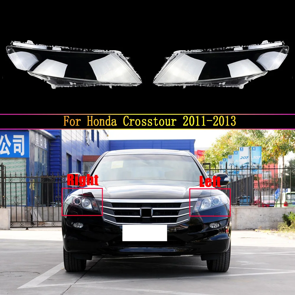 

Автомобильный налобный абажур, фонарь для Honda Crosstour 2011 2012 2013, стеклянный корпус объектива, налобный фонарь, крышка передней фары автомобиля, крышки