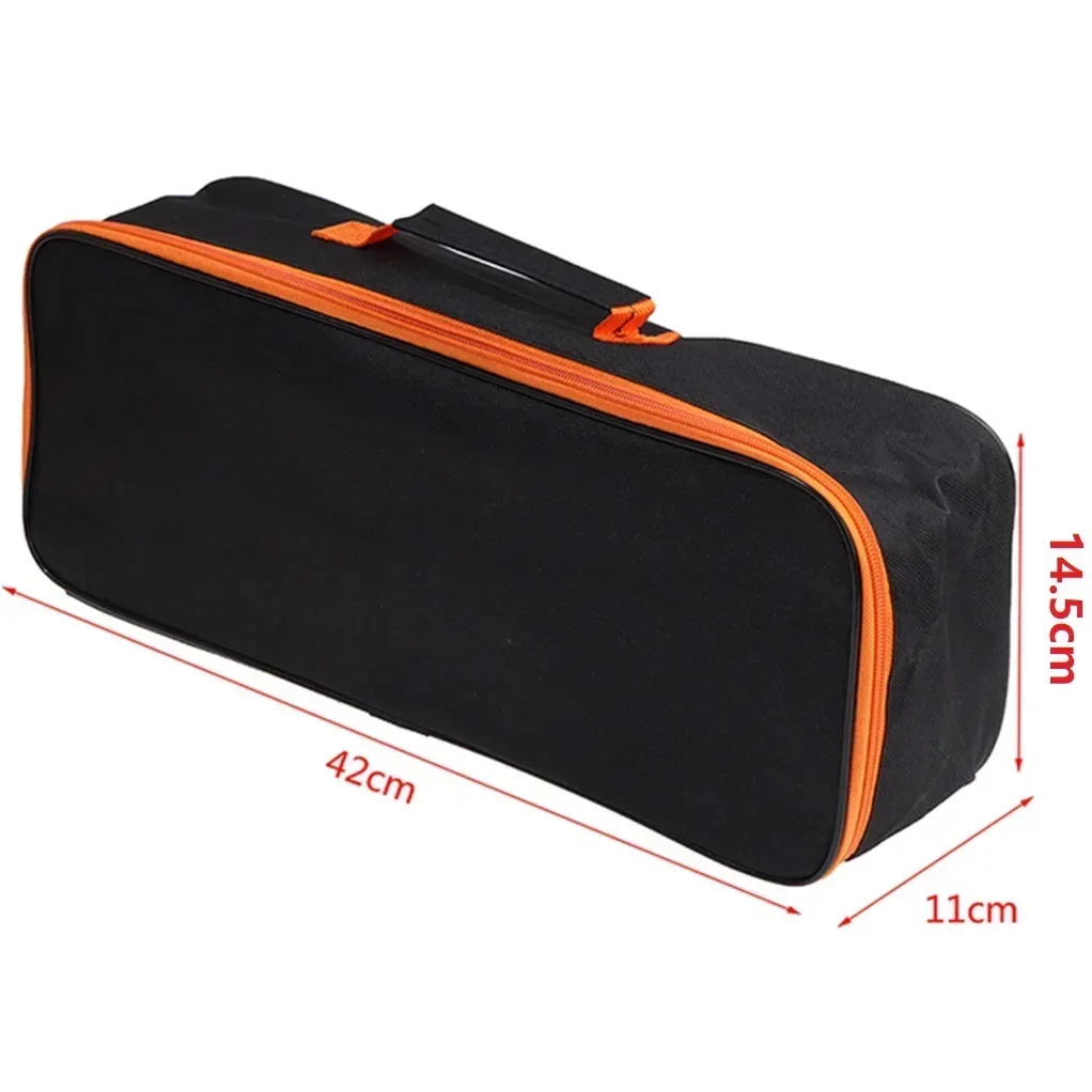 Storage Vacuum Cleaner Tool Bag New Polyester Pouch Wear Resistant Closure Appro 42*14.5*11cm Heavy Duty Black