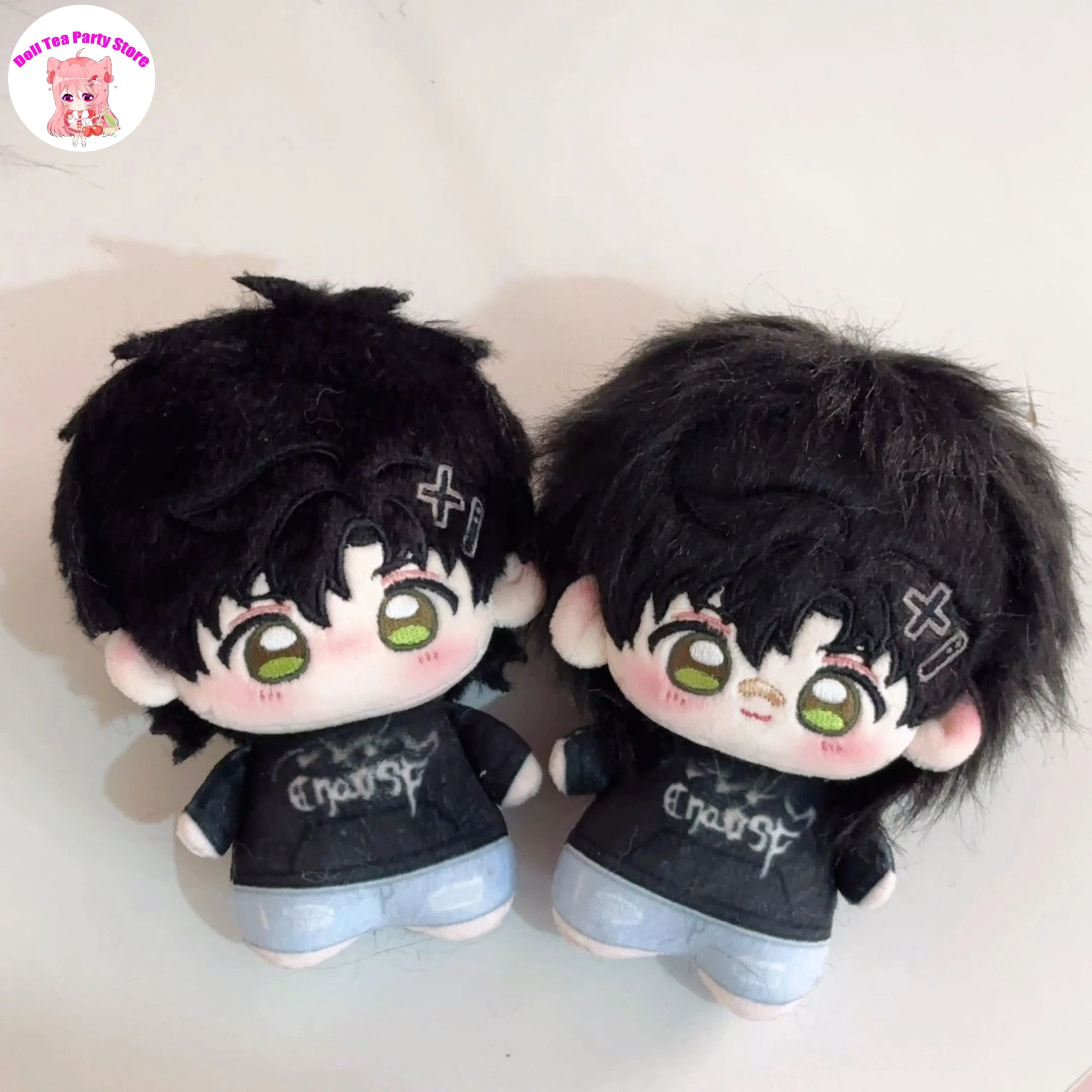 10cm Zayne 인형 사랑과 Deepspace 사랑스러운 봉제 인형 인쇄 불가사리 바디 펜던트 키 체인 장난감 게임 코스프레 휴일 선물