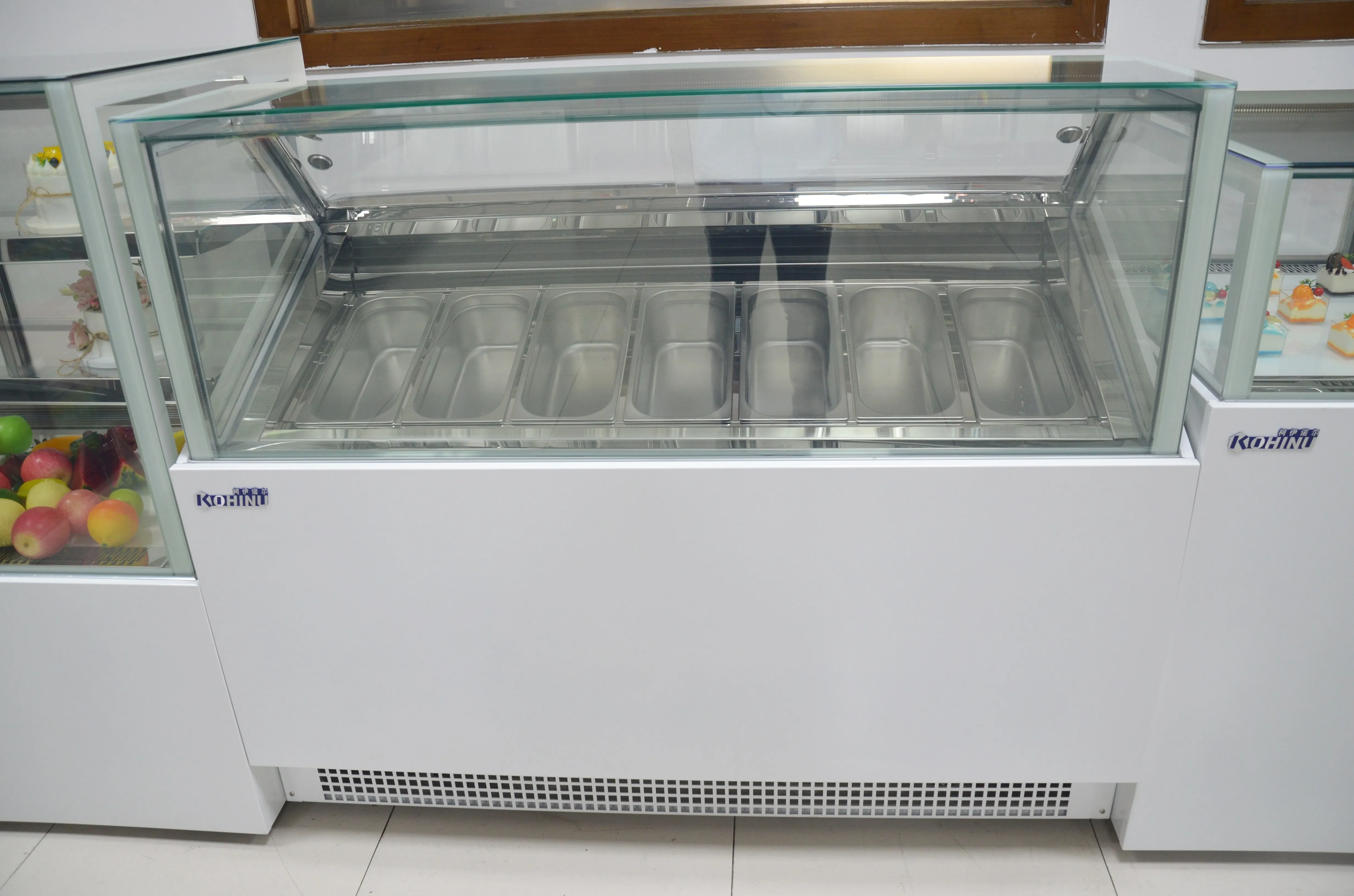 Showcase Of Ice Cream Commercial Refrigerator Cake Display Freezer - Image 5