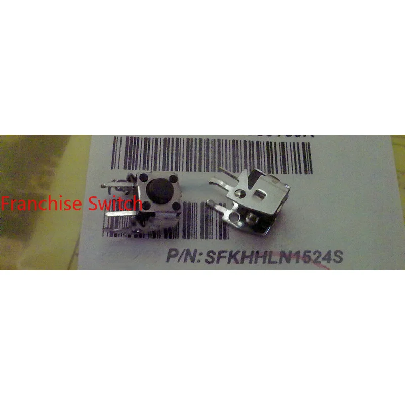цена 10PCS SFKHHLN1524S Horizontal 2-pin Touch Switch Microswitch With Bracket 6*6*5MM