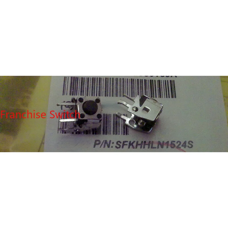 10PCS SFKHHLN1524S Horizontal 2-pin Touch Switch Microswitch With Bracket 6*6*5MM