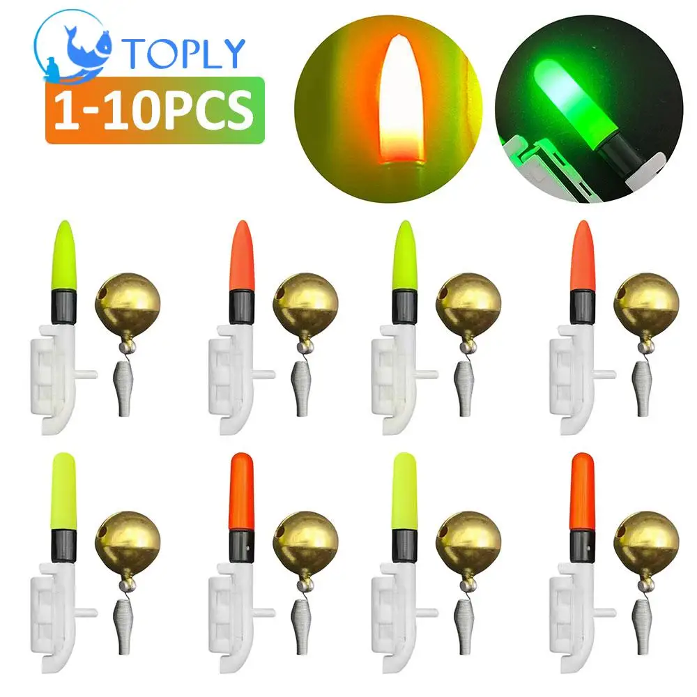 TOPLY110PcsSeaFishingRodLEDLightLuminousStickFishingRod