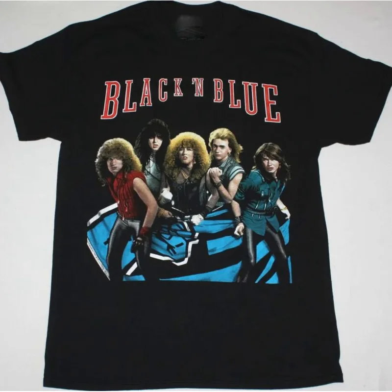VTG Black ‘n Blue band music tour heavy cotton S-5XL unisex black shirt