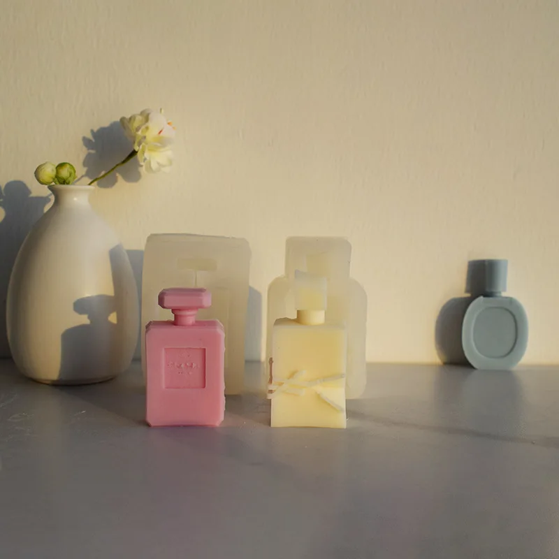 Description Picture 5 of itemPerfume Bottle Modeling Candle Mold DIY Handmade Aromatherapy Soap Candle Mold Home Plaster Handicraft Candle Making Mold