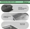 25 Drop In Kitchen Sink - Beslend 25X22 Inch Stainless Steel Kitchen Sinks Ledge Workstation Sink 16 Gauge Top Mount Sink 5