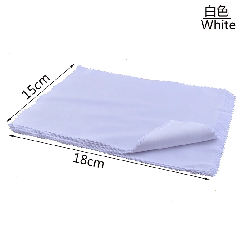 10pcs Quality Size 15x18cm Needle 1 200gsm Glasses Lens Microfiber Cleaning Cloth Eyeglasses Cleaner Wipe Colorful 2