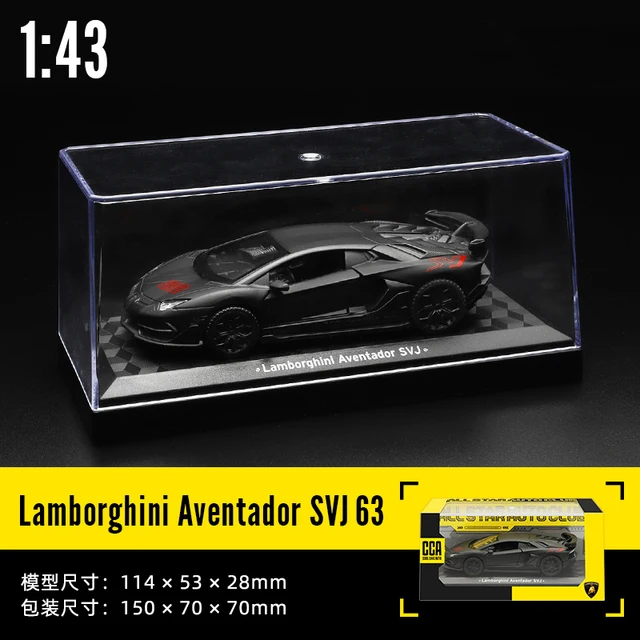 CCA MSZ 1:43 BMW M4 DTM Lamborghini Maserati McLaren Land Rover Guard Benz Car Model With Helmet Acrylic Box Alloy Car Toy - 1-43 SVJ 63-350852