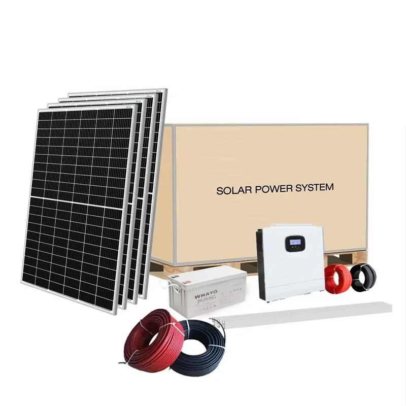 Sistema Solare Off-Grid 3KW 5KW 10KW con Inverter per Accumulo di Energia Solare per Alimentazione Domestica Personalizzabile - immagine 3