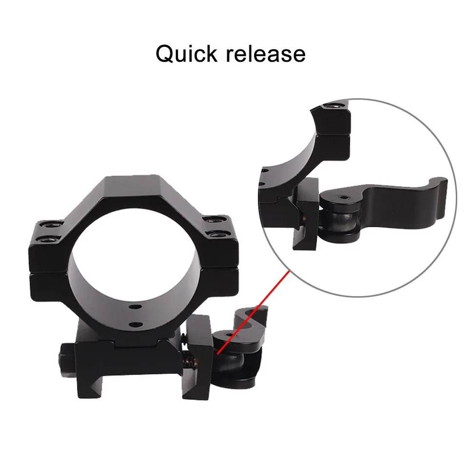 2 Stück Montage Ringe Für Zielfernrohr 24,5 Mm (1") , Aufnahme 20 Mm