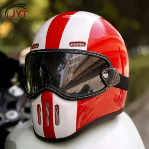 VmG-Store Motorrad Helm Retro Schlüsselanhänger mit funktionsfähigem  Verschluss (Rot) : : Auto & Motorrad