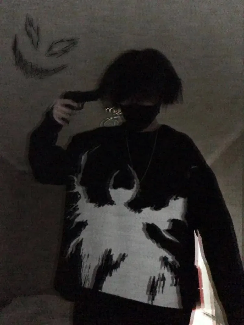 Women Men Aesthetic Gothic Pattern Clothes Top Gothic Pullover Winter Harajuku Oversized Sweater Clothes Teens Streetwear Unisex