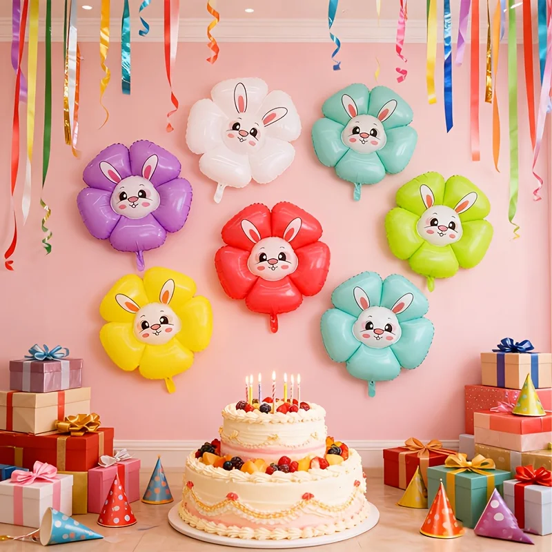 Rabbit Sunflower Balloon Set 2