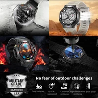 Military Smart Watch T-Rex 3 Bulit-in GPS Compass Altimeter Barometric 10ATM IP69K Waterproof AMOLED Bluetooth Call Smart watch - Image 6