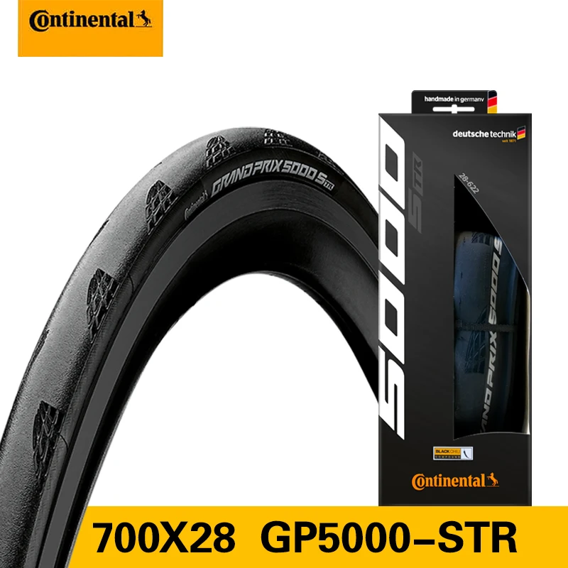 CONTINENTAL GRAND PRIX 5000 road bicycle tire 700x28, black and