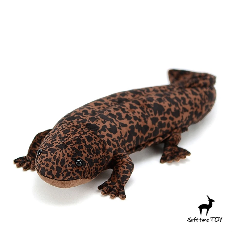 Chinese Giant Salamander High Fidelity Anime Cute Plushie Axolotl Plush Toys Lifelike Animals Simulation Stuffed Doll Kawai Toy 4