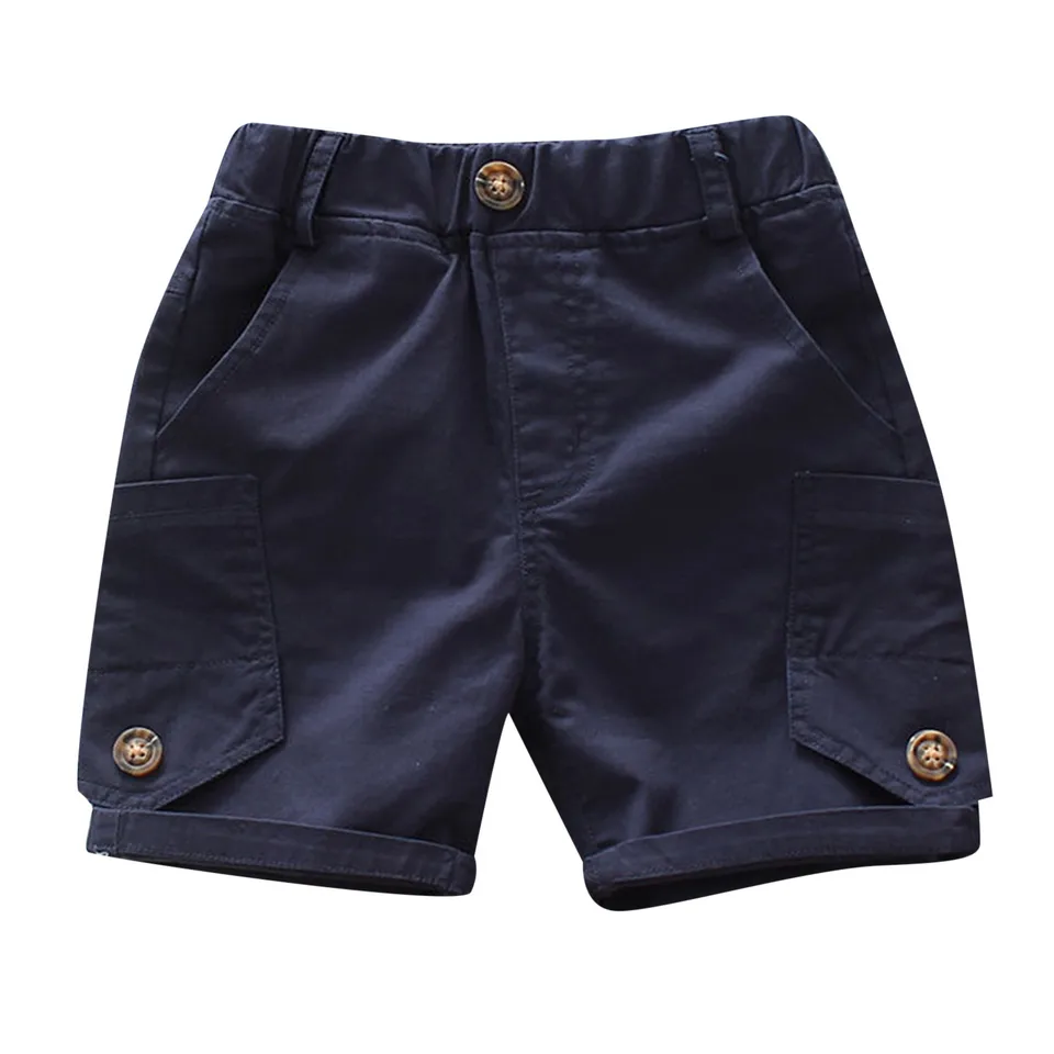 Toddler Boys Breathable Cotton Summer Shorts