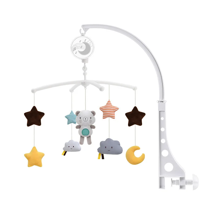 Baby Musical Crib Mobile With Hanging Rotating Toys Infant Bed Decoration Bedside Bell Toy Ringing Toys For Babies Boy And Girl - 6