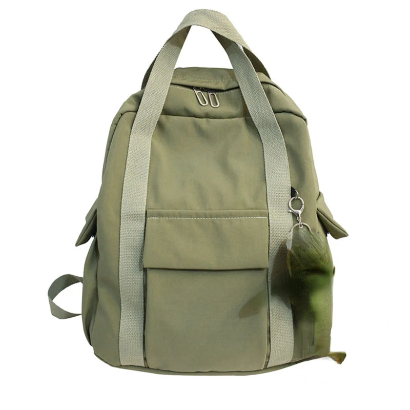 Women Canvas Backpack Female Vintage Pure Cotton Travel Fashion Drawstring Laptop School Bags Shoulder Bag for Teenage_voghion.com