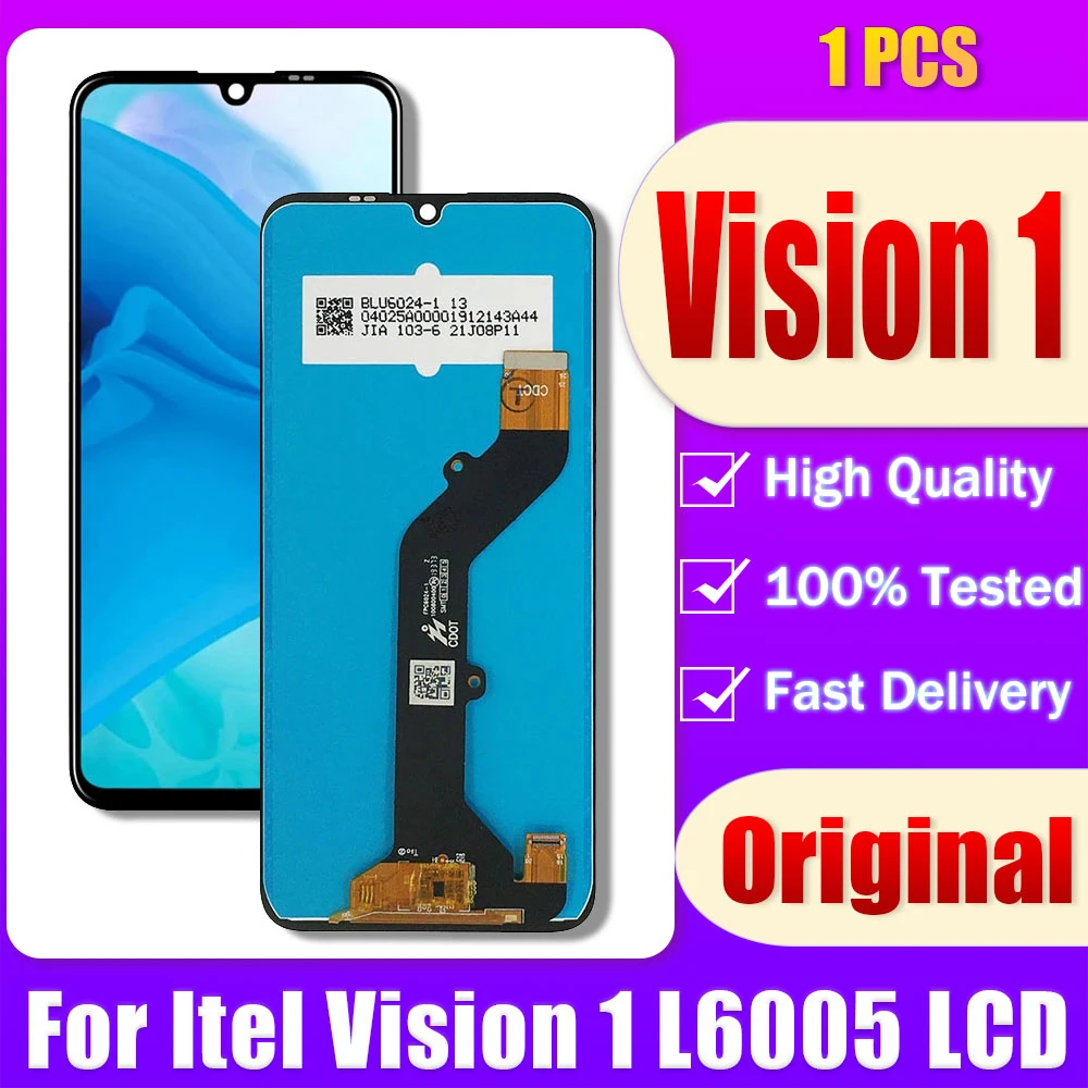 6.1" Original LCD For Itel Vision 1 L6005 LCD Display Touch Screen