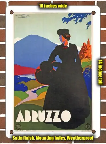 

Металлический знак-1930 Abruzzo - 10x14 дюймов
