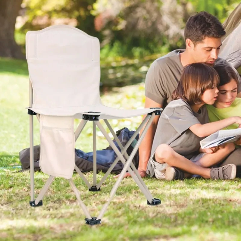 Folding Chair Outdoor Portable Lightweight Bearing Strong Ride Comfort
