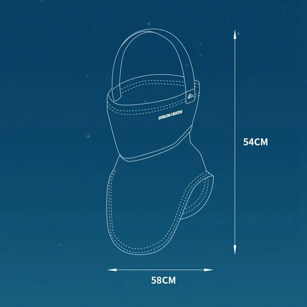 Winter Warm Balaclava Men's Hat Winter Women Motorcycle Warm Ski Neck Guard Cycling Helmet Liner Caps Windproof Warm Face Shield 6