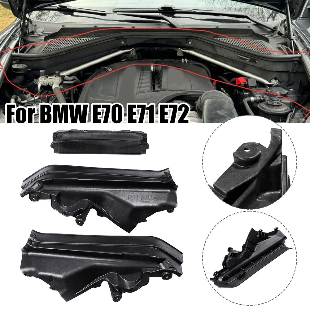 

Панель перегородки верхнего отсека двигателя 3X для BMW E70 E71 E72 51717169420, панель перегородки верхнего отсека двигателя