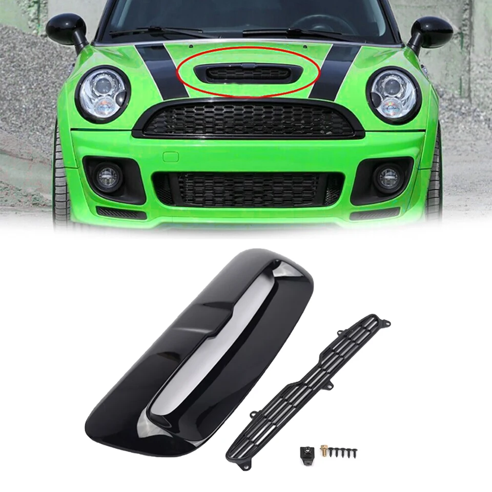 Prise D'air Capot Carbone Pour Mini Cooper S/R56 Etc. - Neuf, Easy Install - Marque ALC Composite