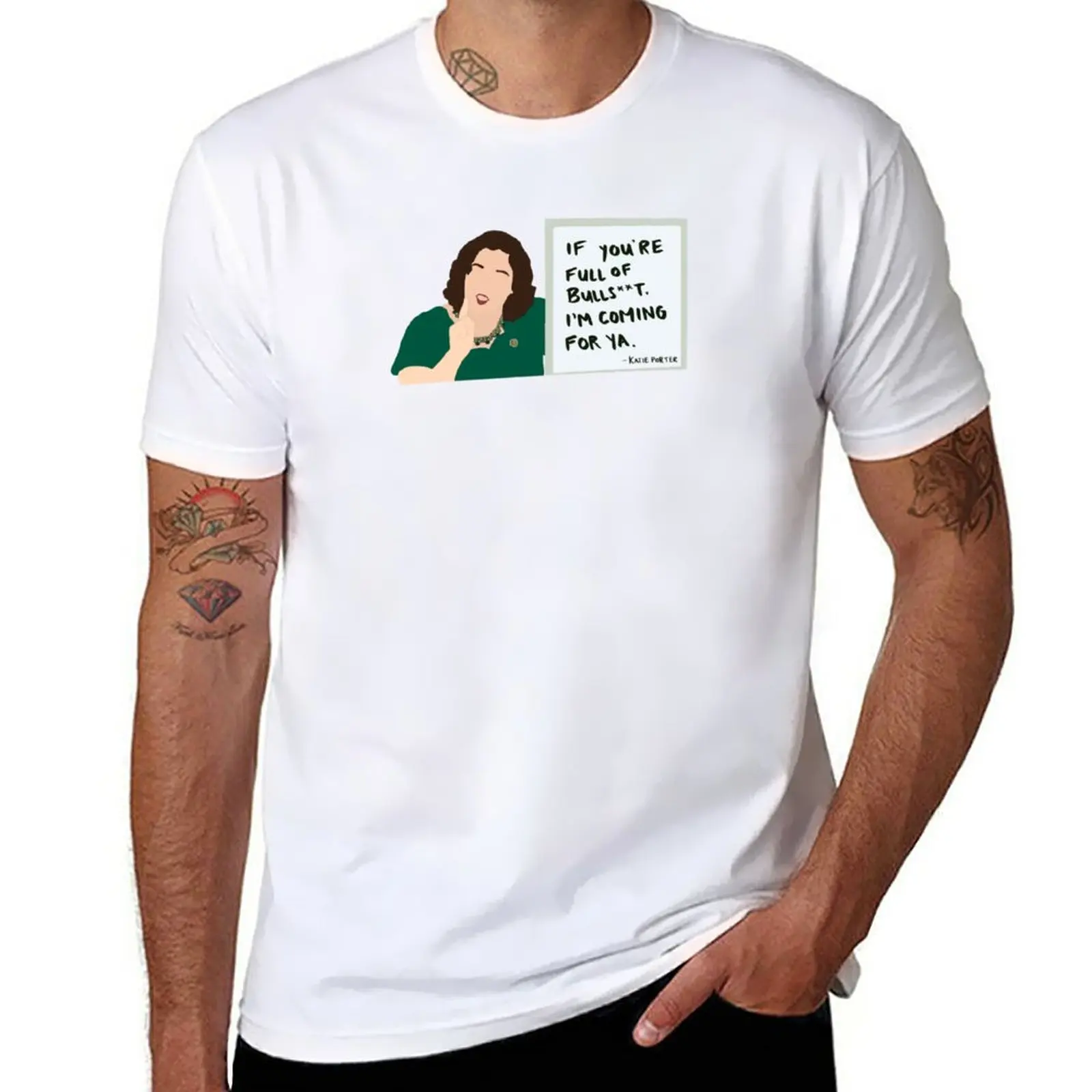 

New Katie porter congress T-Shirt sweat shirts funny t shirts boys t shirts Short sleeve tee heavy weight t for men