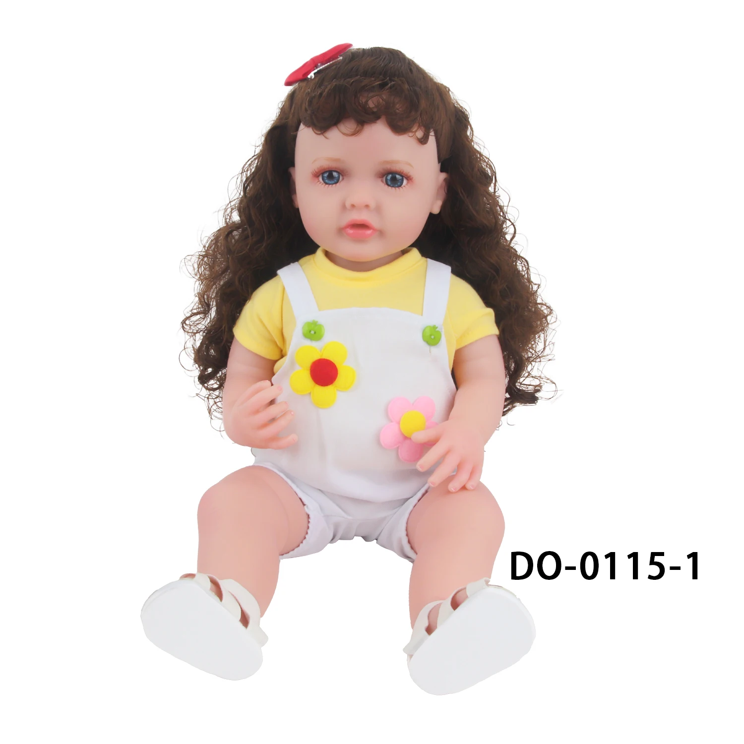 22 Inches Baby Girl Dolls With Doll Clothes Shoes Accessories Soft 55 CM Reborn Realistic Full Silicone Baby Girl New Born Doll 5
