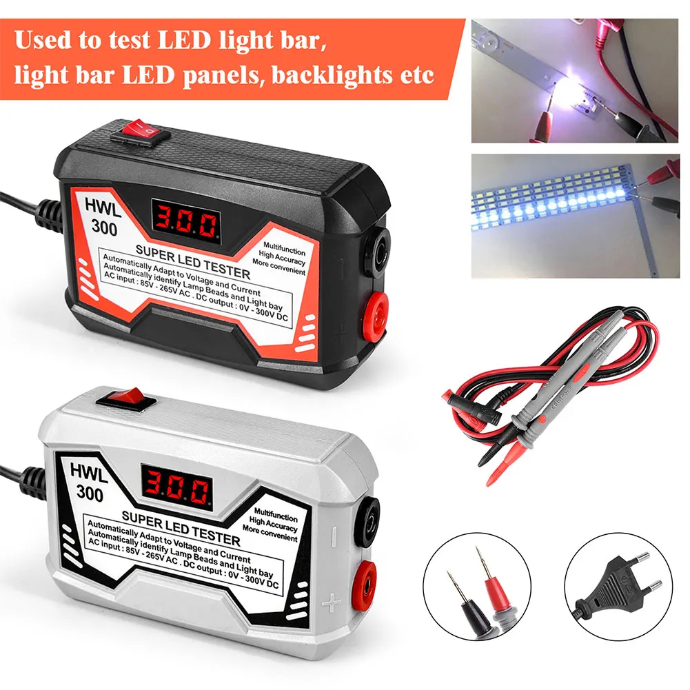 

LED Tester 0-300V Output LED TV Backlight Tester Multipurpose LED Strips Beads Test Tool Measurement Instruments Tool Repairs