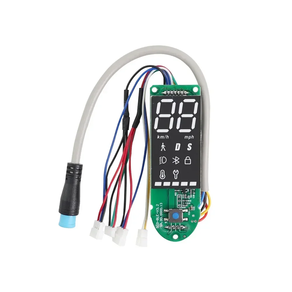 Premium Electric Scooter Dashboard Display Panel with Bluetooth Connectivity