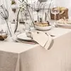 Household Tablecloths, Wedding Parties, Holiday Dining Table Decorations, Kitchen Tablecloths, Soft Pleated Texture Tablecloths 4