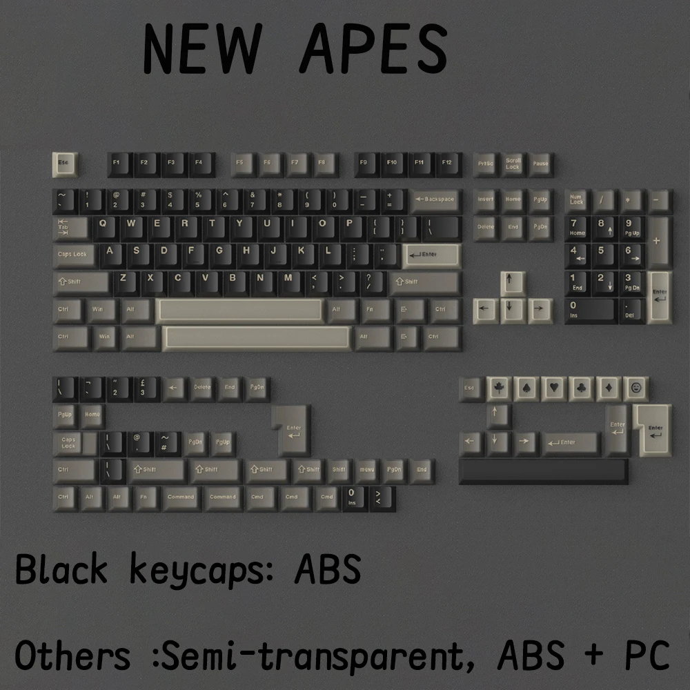 Blue Sky Arctic WOB Cherry Profile Doubleshot ABS Keycaps