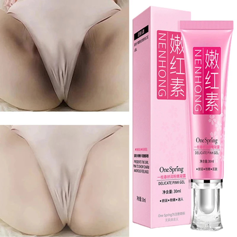 Intimate Area Whitening Cream Pink Body Product Lighten Melanin Underarms Hips Inner Thighs Brightening Repair Private Part Care private area whitening cream removing pigment precipitation moisturizing brightening intimate area underarm joint skin care 30ml