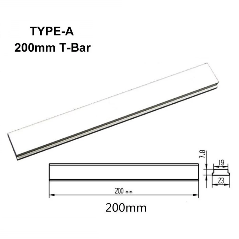 T-Track T-Bar Slider 100mm/200mm/300mm/450mm Accessories Aluminium Alloy DIY Miter Jig Replacement Spare Parts