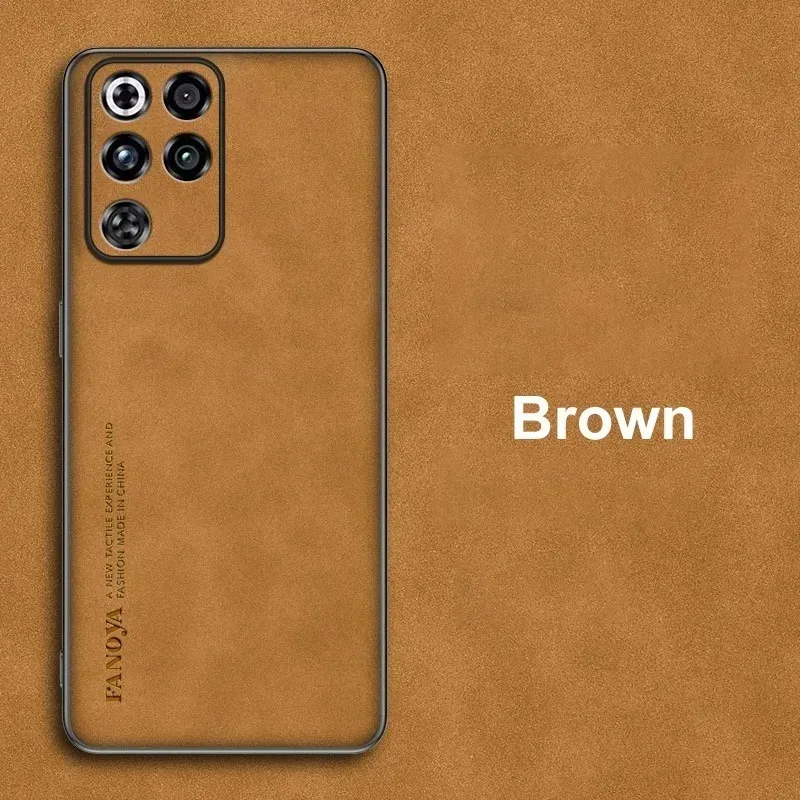 Luxurious PU Leather Sheepskin Feel Phone Case - Elegant Protective Cover