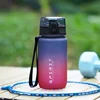 500ml/650ml Gradient Sports Water Bottle with Time Marker - Leak-Proof, Durable PC Material for Cycling, Running & Fitness 4