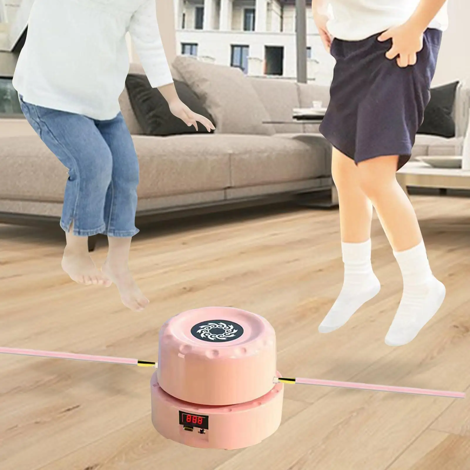 Intelligent Jump Rope Machine Automatic Counting Low Noise Adjustable Remote Control Exercise for Homegardentool Adults Kids
